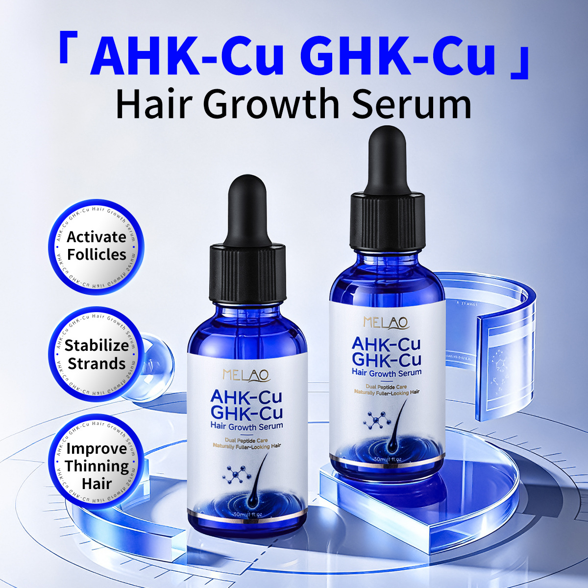30ml Copper Dual Peptide Hair  - Epidermal Growth Factor ulasan dan harga