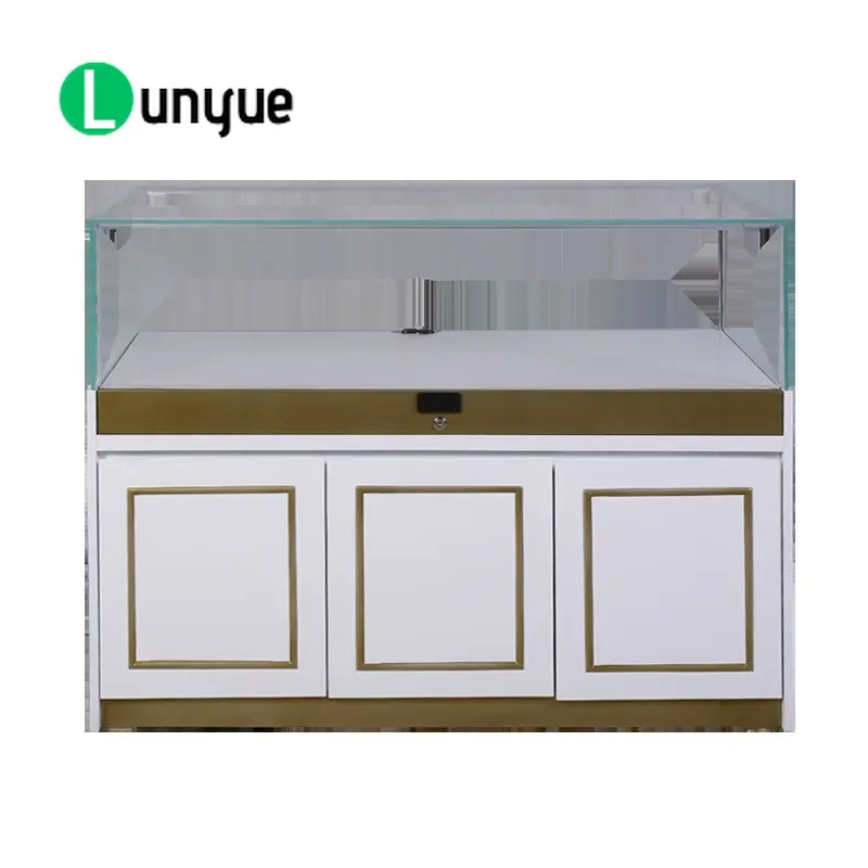 Wooden Display Cabinet for Des - Luxury Skincare Design ulasan dan harga