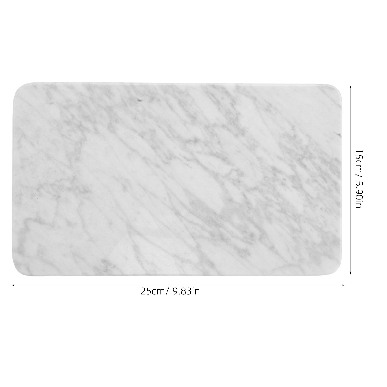 Natural White Marble Round Tra - Luxury Skincare & Spa Photos ulasan dan harga